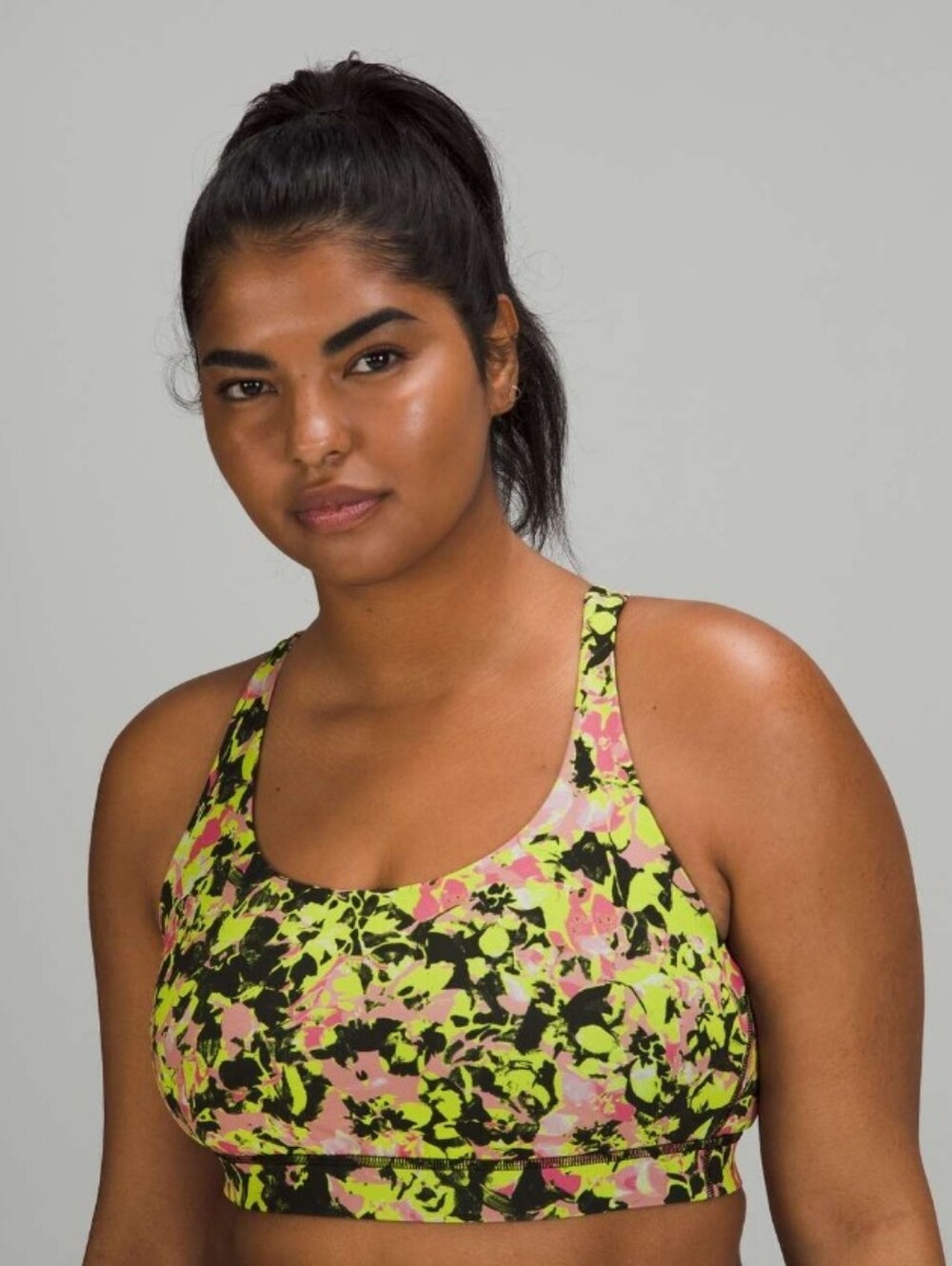 Lululemon Energy Bra *Medium Support, B–D CupsInflect Floral Size 4